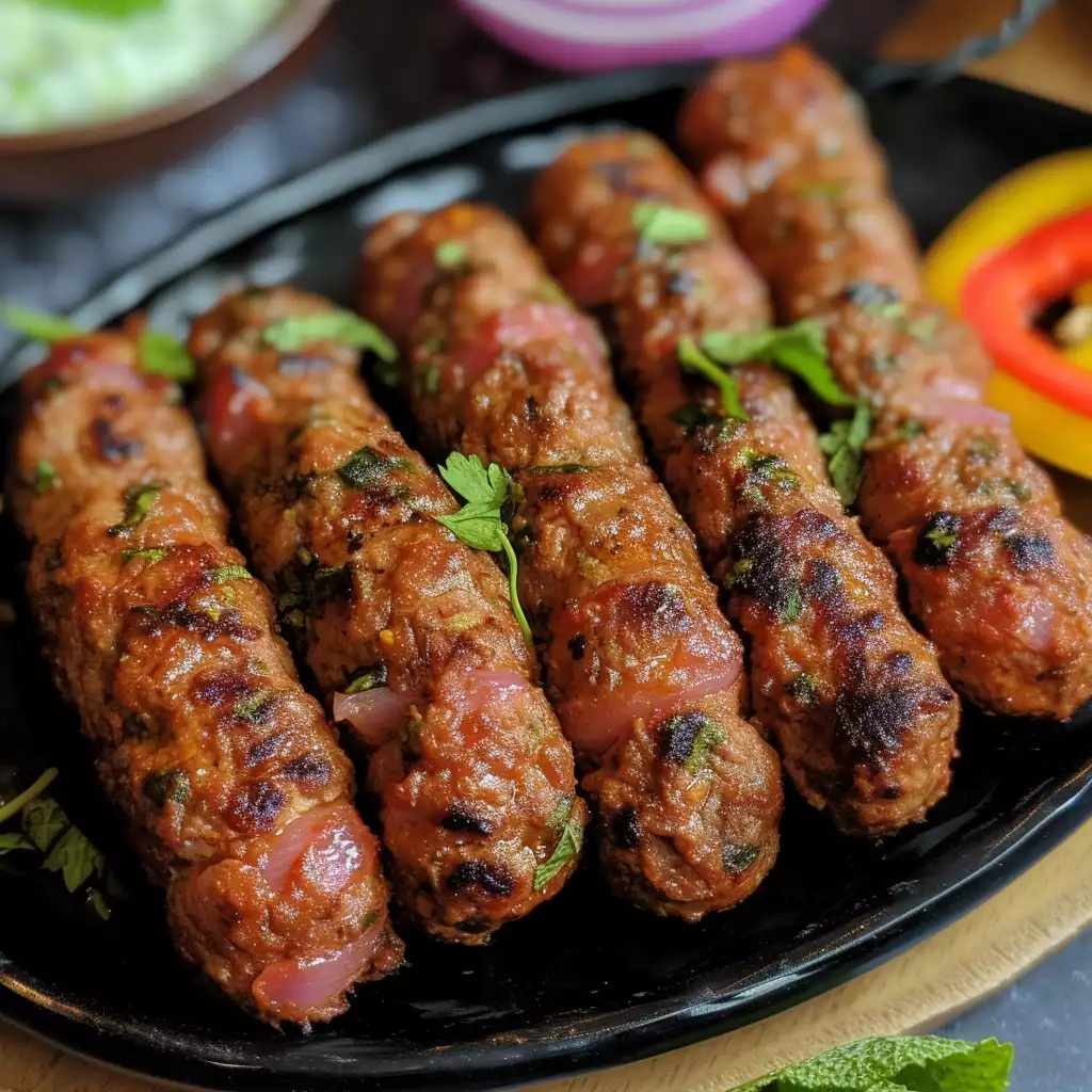 Chicken Angara seekh kabab