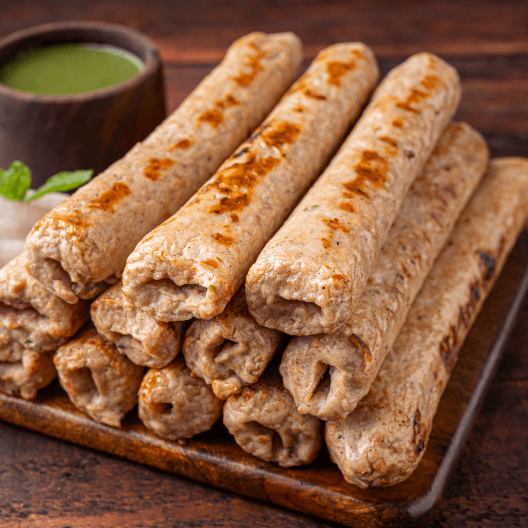 Malai chicken seekh kabab